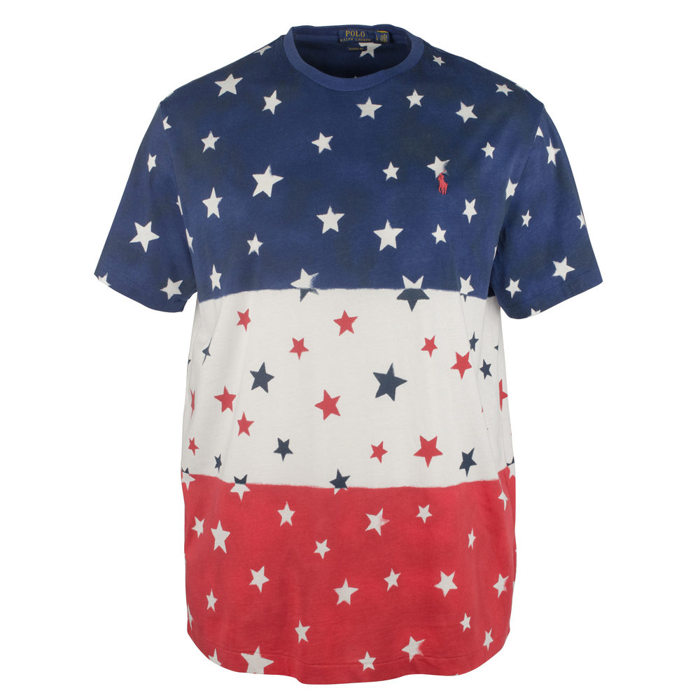 NWT Polo Ralph Lauren Men's Americana Stars T-Shirt-NM-M $79.5
